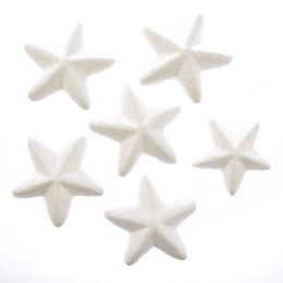 Ozdoba styropianowa gwiazdki 7 cm, 6 szt. Arpex (BN0530)