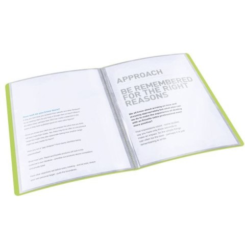 Teczka ofertowa Vivida 20 A4 kolor: zielony 20 kieszeni [mm:] 310x231 Esselte (623994)