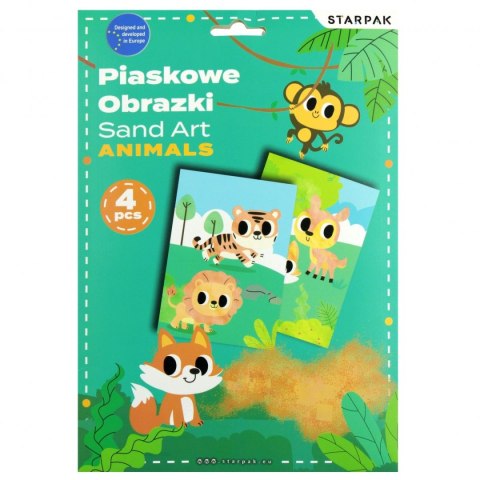 Zestaw kreatywny Piaskowe obrazki Starpak (549172) Zestaw kreatywny Piaskowe obrazki Starpak (549172)
