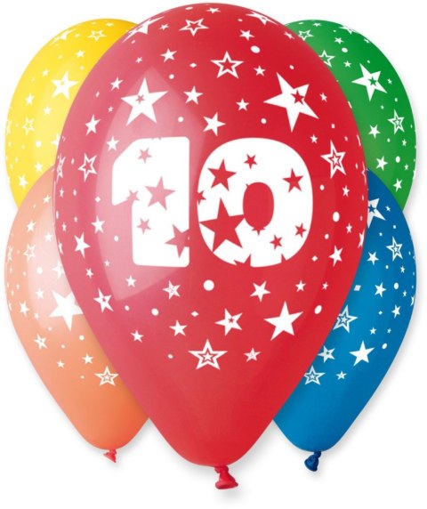 Balon gumowy Z NADRUKIEM mix 300mm 12cal Godan (GS110/18) Balon gumowy Z NADRUKIEM mix 300mm 12cal Godan (GS110/18)