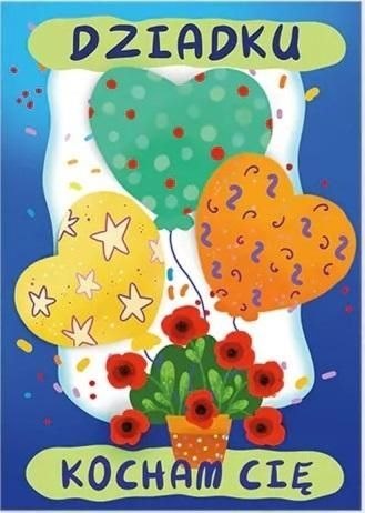 Kartka składana Karnet B6 DLA DZIADEK BALON B6 Henry (5905701480524) Kartka składana Karnet B6 DLA DZIADEK BALON B6 Henry (5905701480524)