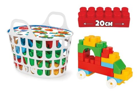 Klocki plastikowe Jumbo 36el. w koszu Artyk (032899)