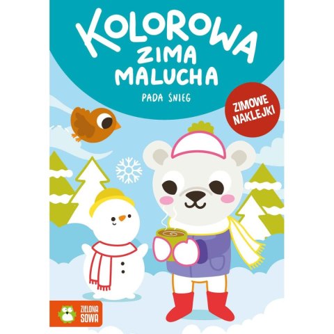 Książeczka edukacyjna Kolorowa zima malucha.Pada snieg. Zielona Sowa Książeczka edukacyjna Kolorowa zima malucha.Pada snieg. Zielona Sowa