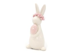 Ozdoba wielkanocna zając ceramiczny z jajkiem One Dollar (359185)