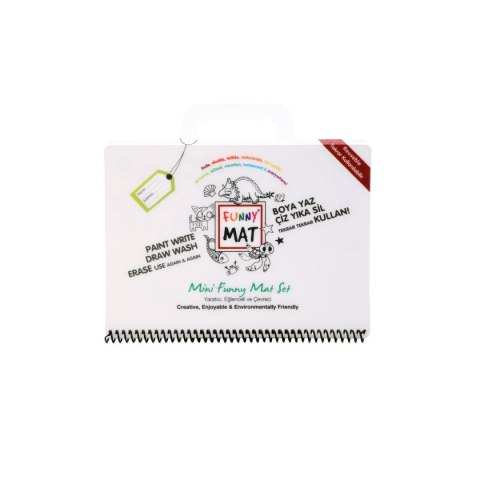 Podkład na biurko FUNNY MAT white KSIENICZKA ZEST DO PODROŻY sfu1046 biała polipropylen PP [mm:] 160x210 Strigo (8681379311465)