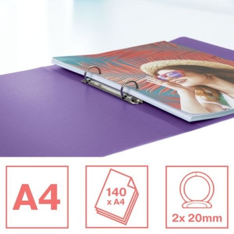 Segregator ringowy Colour Breeze A4 25mm lawendowy Esselte (628436) Segregator ringowy Colour Breeze A4 25mm lawendowy Esselte (628436)