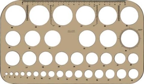 Szablon KOŁOWY Koh-I-Noor