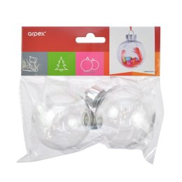 Zestaw kreatywny ZRÓB TO SAM bombki przeźroczyste 2 szt Arpex (bn7987)