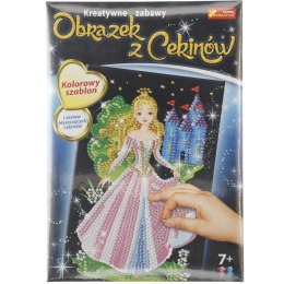 Cekiny CEKINOWY OBRAZEK KRÓLEWNA mix Ranok Creative (22126)