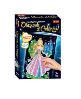 Cekiny CEKINOWY OBRAZEK KRÓLEWNA mix Ranok Creative (22126)