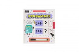 Książeczka edukacyjna Przesun i sprawdz.Dodawanie Zielona Sowa