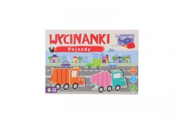 Książeczka edukacyjna Wycinanki. Pojazdy Zielona Sowa