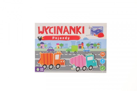 Książeczka edukacyjna Wycinanki. Pojazdy Zielona Sowa Książeczka edukacyjna Wycinanki. Pojazdy Zielona Sowa
