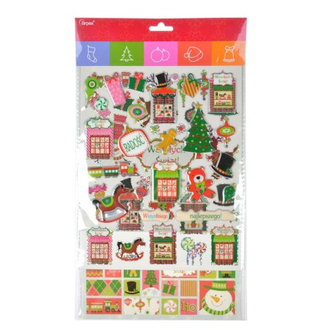 Naklejka (nalepka) świąteczna Arpex (NR6050)