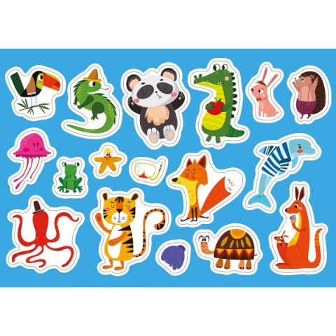 Puzzle KIDS 5 WORLD MAP 5902277368966 250 el. Interdruk (250 el)