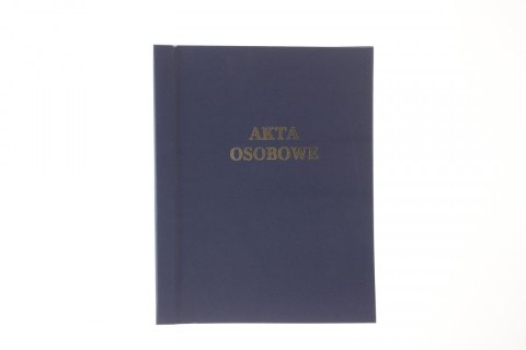 Teczka do akt osobowych ABCDE niezadrukowana A4 granatowy karton Warta (021824339102) Teczka do akt osobowych ABCDE niezadrukowana A4 granatowy karton Warta (021824339102)