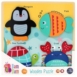 Układanka drewniana ocean Bam Bam (541643)