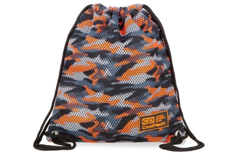 Worek na buty Coolpack CAMO MESH ORANGE Pati (B74069)