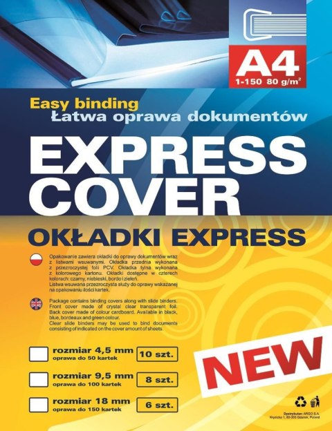 Zestaw do oprawy dokumentów express cover Argo (414455)
