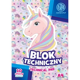 Blok techniczny pixel&unicon A4 biały 10k Astrapap (106022019)