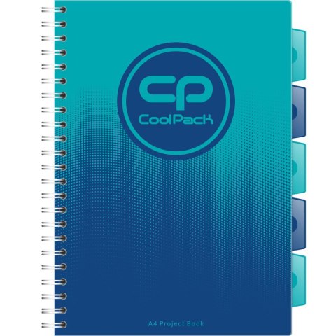 Kołozeszyt (kołonotatnik) CoolPack OCEAN A4 200k. 80g krata Patio (03067CP)