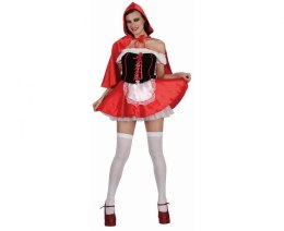 Kostium dla dorosłych Czerwony Kapturek (sukienka, fartuch, peleryna z kapturem), rozm. M Godan (SL-REDM)