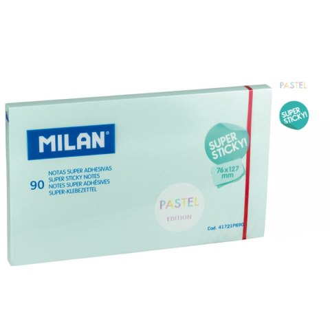 Notes samoprzylepny (karteczki) niebieski 90k [mm:] 8x76 Milan (41721P690)