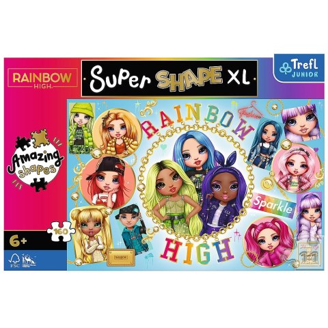 Puzzle Mga XL Kolorowe Rainbow High 160 el. Trefl (50027)
