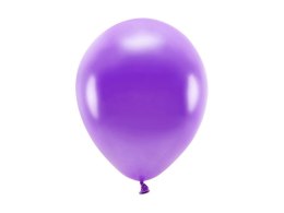 Balon gumowy Metalizowane Eco Balloons fioletowy 260mm Partydeco (ECO26M-014)