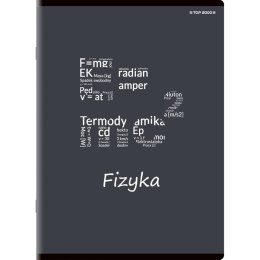 Brulion tematyczny fizyka A5 80k. 70g krata Top 2000 (400132313)