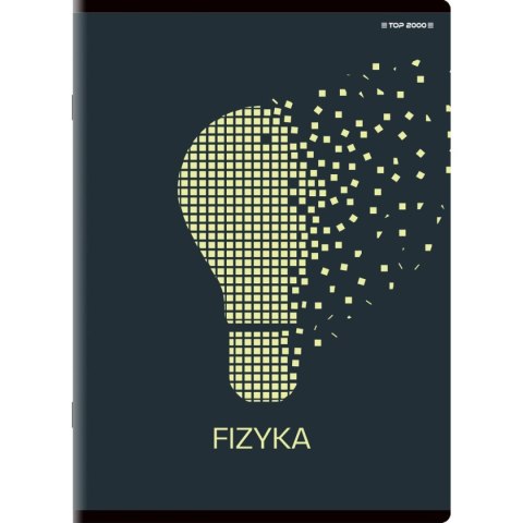 Brulion tematyczny fizyka A5 80k. 70g krata Top 2000 (400132313)