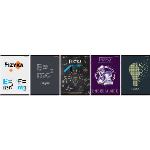 Brulion tematyczny fizyka A5 80k. 70g krata Top 2000 (400132313)