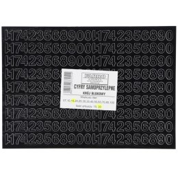 Cyfry samoprzylepne czarne Farro