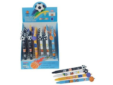 Długopis ścieralny wkład niebieski 0,5mm Adar (601796)