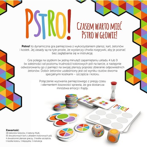 Gra pamięciowa PSTRO edycja 2023 GRA PSTRO Trefl (02253)
