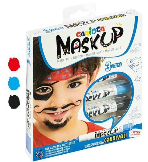 Kredki do malowania twarzy Carnival 3 kol. Carioca (170-2747)