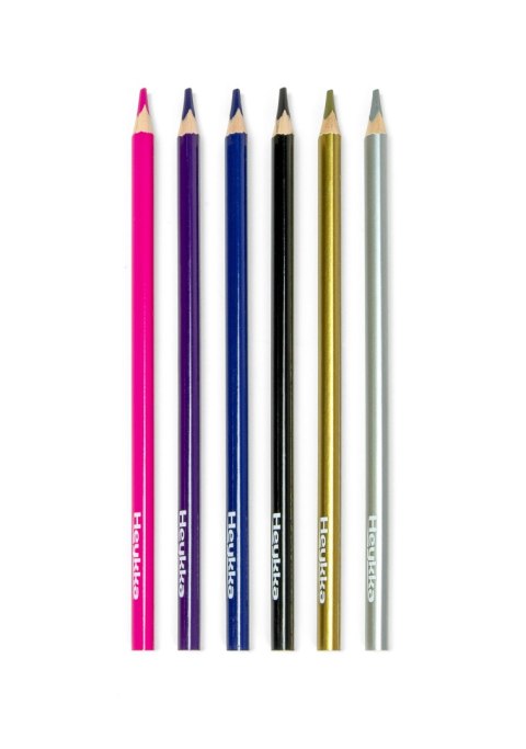 Kredki ołówkowe Kredki ołówkowe Classy,trókątne z temperówką 24+2 szt/opk Heykka (609008)