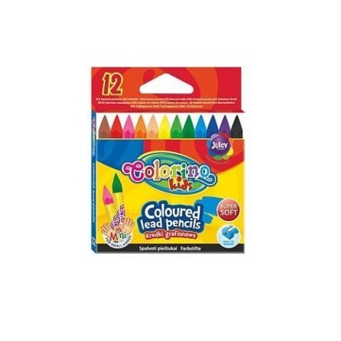 Kredki świecowe Colorino grafionowe 12 kol. Patio (57301)