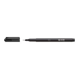 Marker permanentny czarny czarny 0,5mm fibrowa końcówka Memobe (MM251-02)