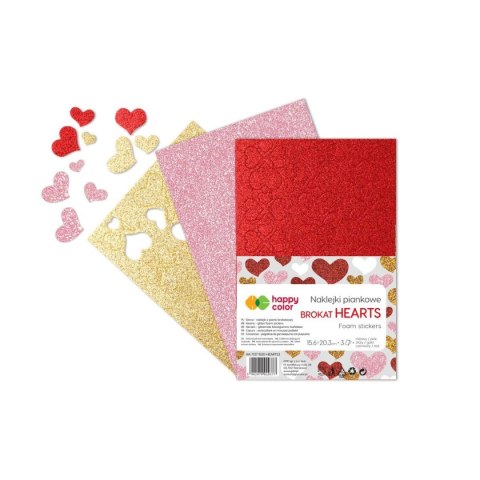 Naklejka (nalepka) Happy Color (HA 7137 1520-HEARTS3)