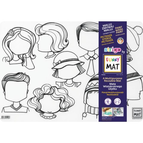 Podkład na biurko FUNNY MAT TRANSPARENT ŻYCIE NA FARMIE sfu1139 polipropylen PP [mm:] 335x480 Strigo (8681379311397)