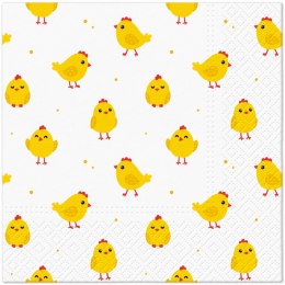 Serwetki TaT Wielkanoc Bunnies In Basket mix bibuła [mm:] 330x330 Paw (TL127900)