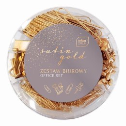 Spinacze Satin gold Interdruk (145szt)