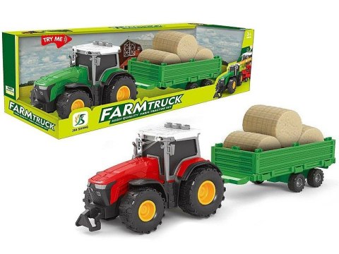 Traktor z przyczepą, światło, dźwięk, napęd na koło zam Adar (586956) Traktor z przyczepą, światło, dźwięk, napęd na koło zam Adar (586956)