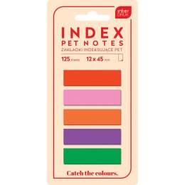 Zakładki indeksujące PET CATCH THE COLOUR 125k [mm:] 120x450 Interdruk (5902277327161)