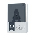 Zeszyt ACADEMY CARBON A5 60k. 70g linia Interdruk