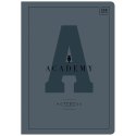 Zeszyt ACADEMY CARBON A5 60k. 70g linia Interdruk