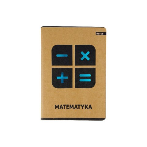 Zeszyt Kraft Liner matematyka A5 5k. 70g krata [mm:] 147x209 Beniamin (8393)