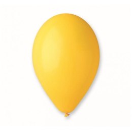 Balon gumowy PASTEL pastelowy żółta 300mm 20cal Godan (G90/02/10)