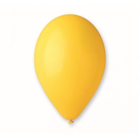 Balon gumowy PASTEL pastelowy żółta 300mm 20cal Godan (G90/02/10) Balon gumowy PASTEL pastelowy żółta 300mm 20cal Godan (G90/02/10)